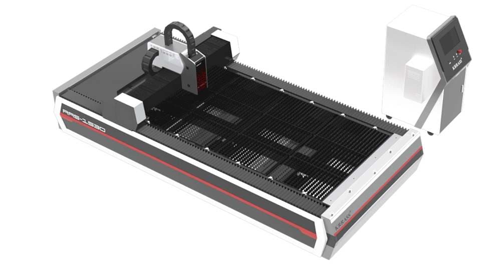 1KW Fiber laser cutting machine rack and pinion and bilateral drive problem solving