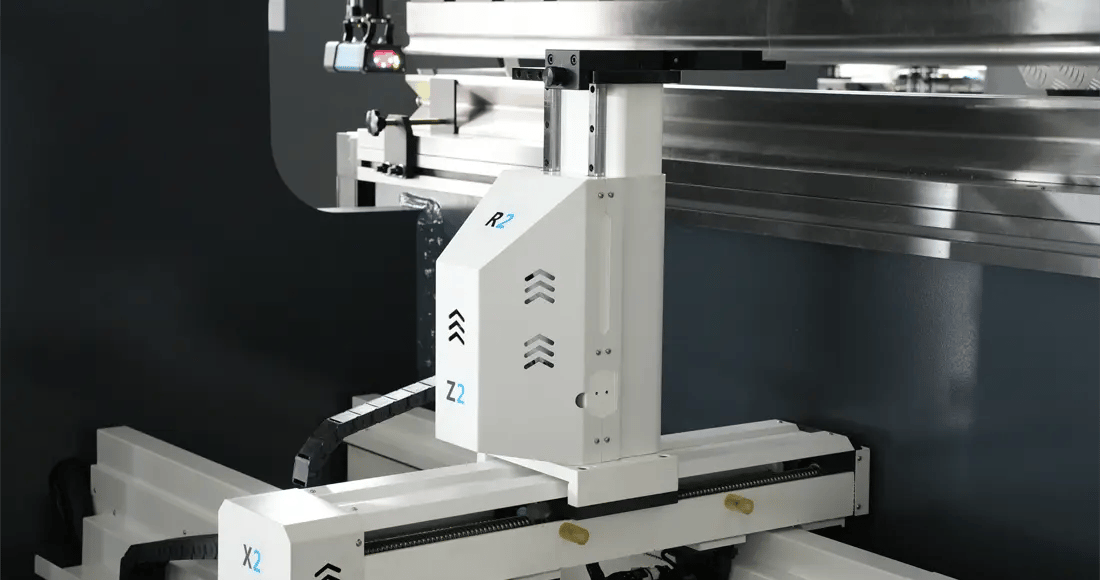 the back gauge of KRRASS press brake 6 axis