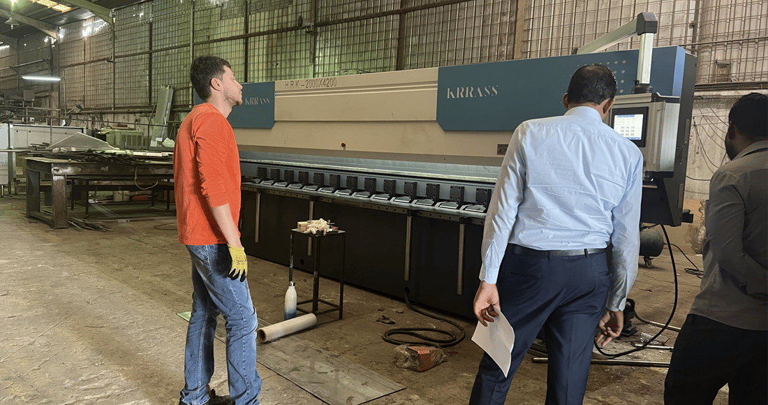 Vertical V Gooving Machine in Saudi Arabia