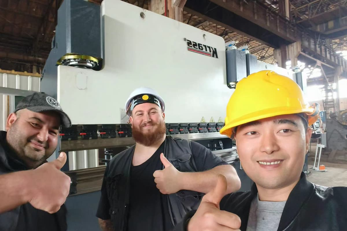 Krrass technical engineers go to Georgia for customer training