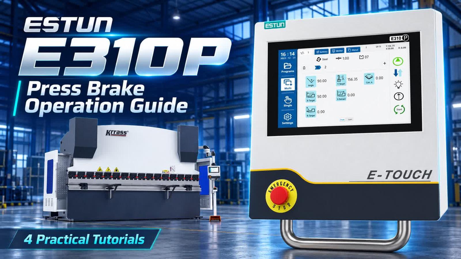 ESTUN E310P Press Brake Operation Guide