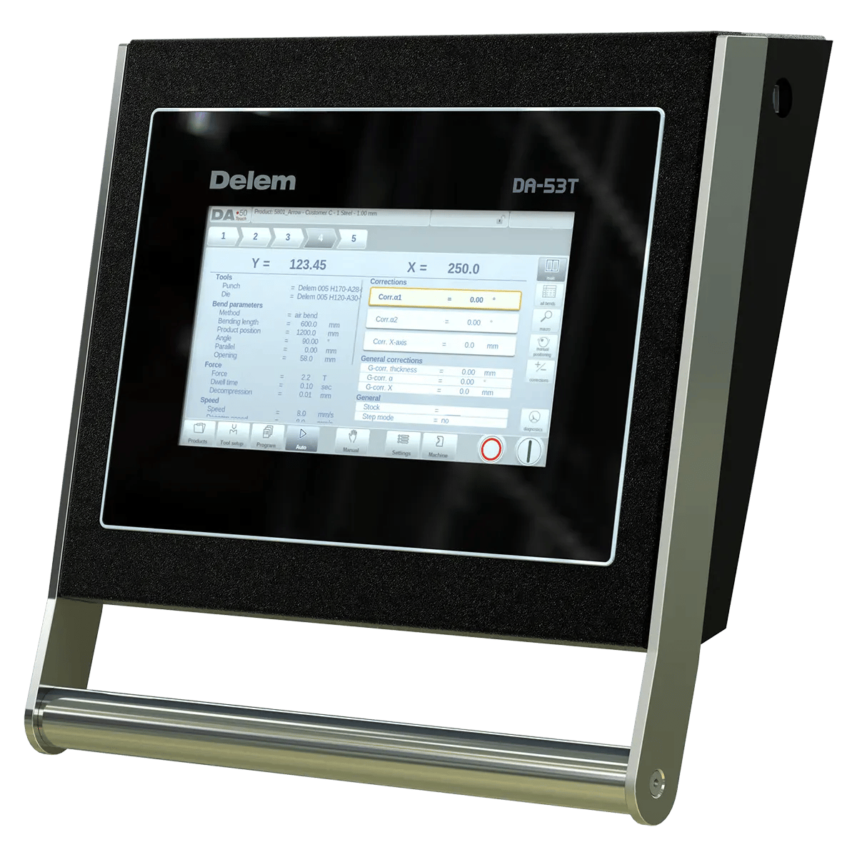 Pictures CNC Press Brake DELEM DA-53T Controller