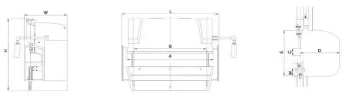 Pictures NC Press Brake WC67K-125T TECHNOLOGIES