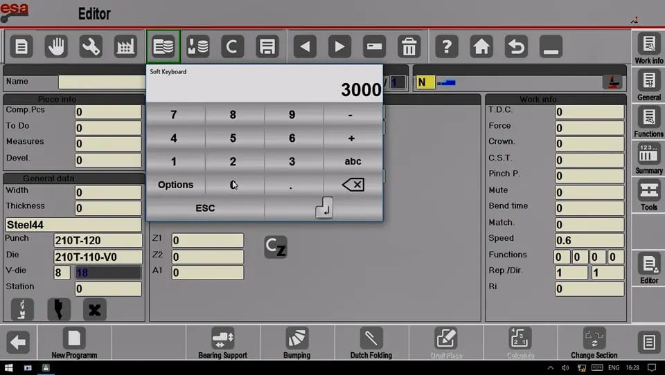 Pictures Input sheet width