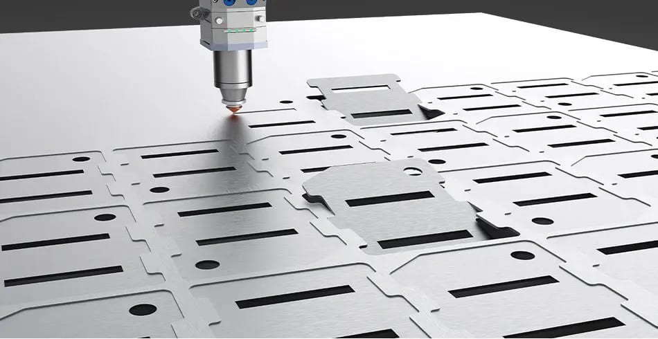 Fiber Laser Cutting Machine Background Image