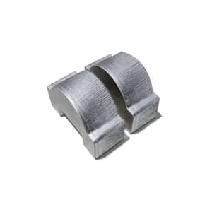 50mm aluminum block cutting