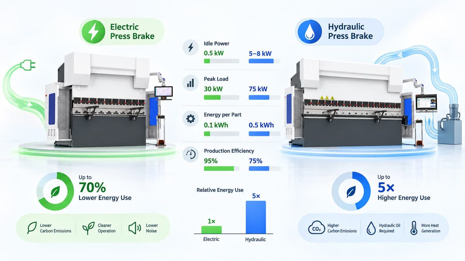 Hydraulic vs Electric Press Brake: Production Fit and Ownership Cost