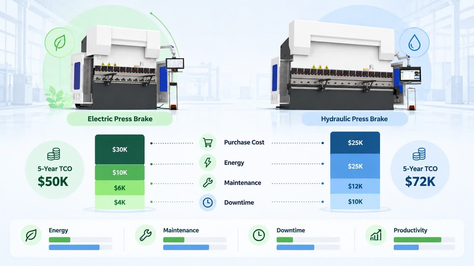 Hydraulic vs Electric Press Brake: Production Fit and Ownership Cost