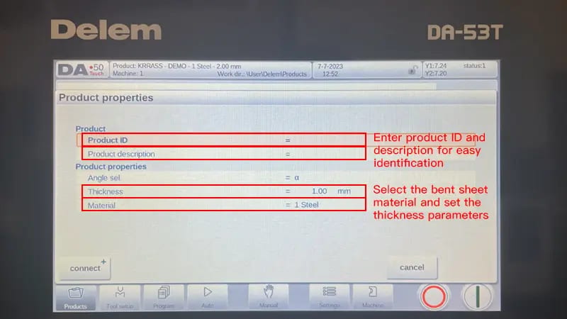 Pictures DA-53T Controller product properties Page