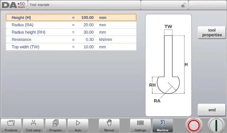 Pictures Big radius punch