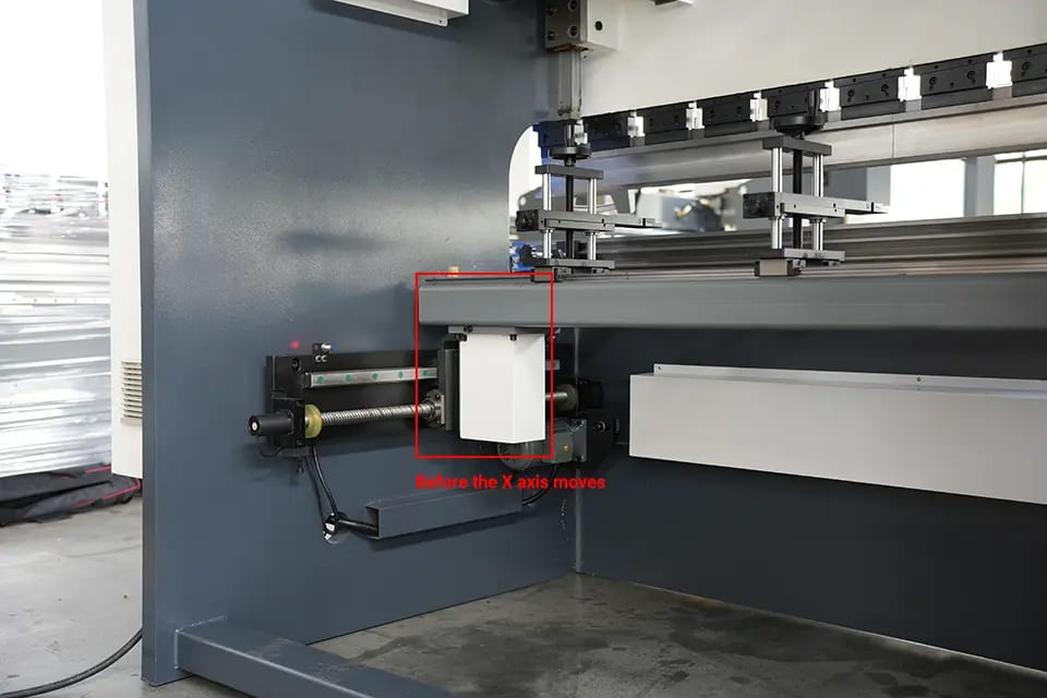 Pictures Before the X axis moves