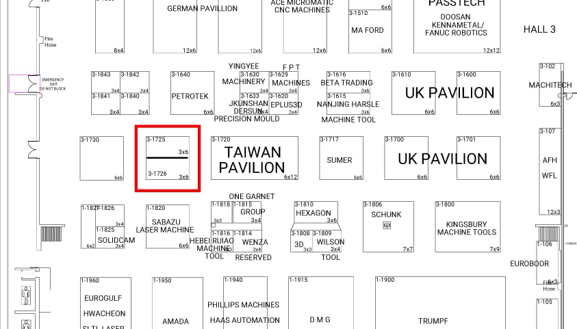 Pictures KRRASS booth location at SteelFab 2024