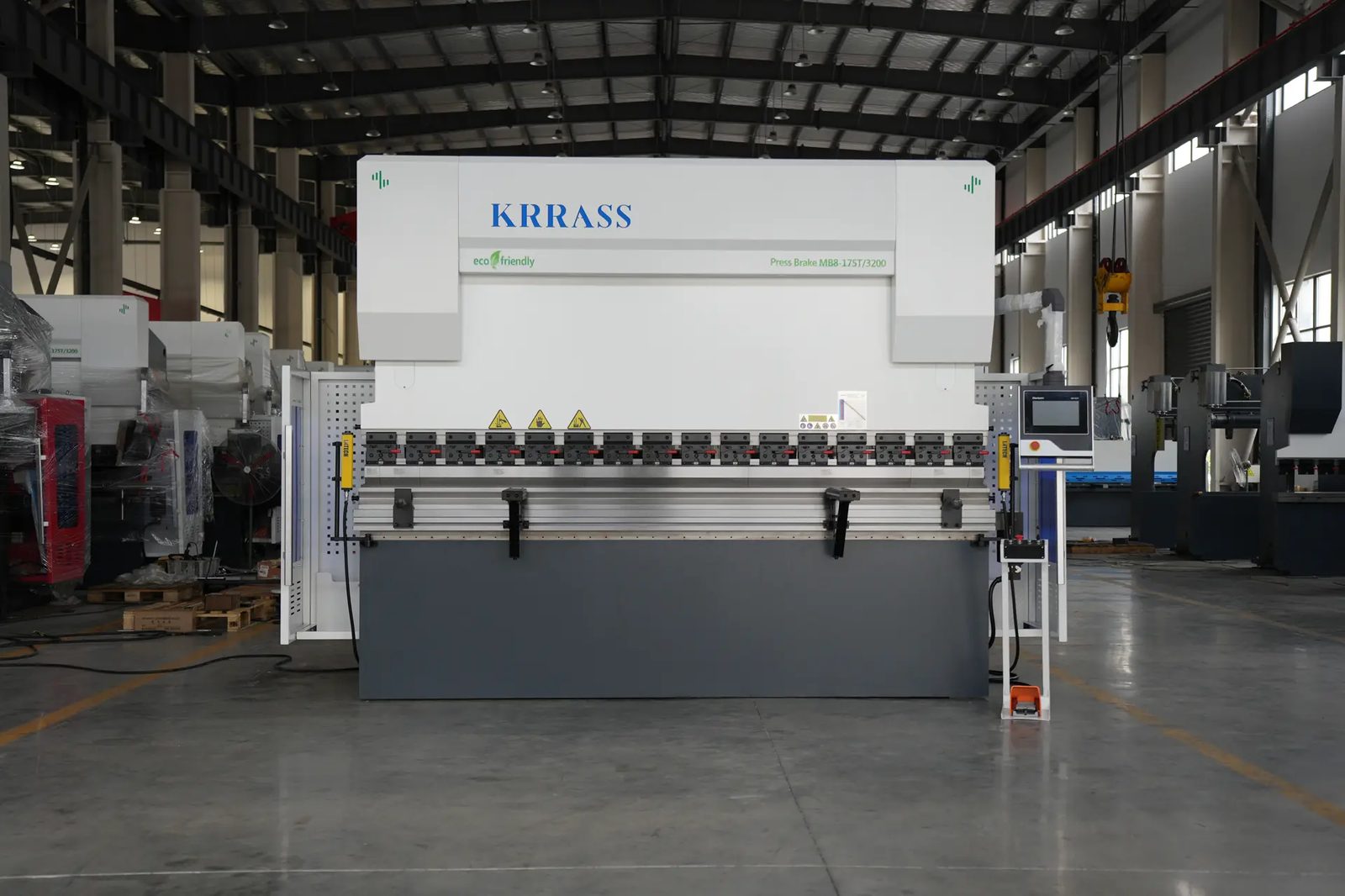 Pictures 175Ton CNC Press Brake MB8 175T3200 6+1 Axis with DA-53T Overall appearance