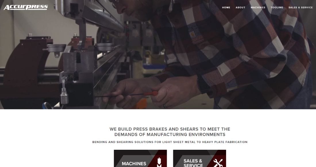 press brake manufacturer