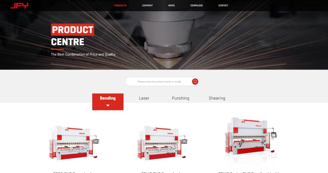 press brake manufacturer
