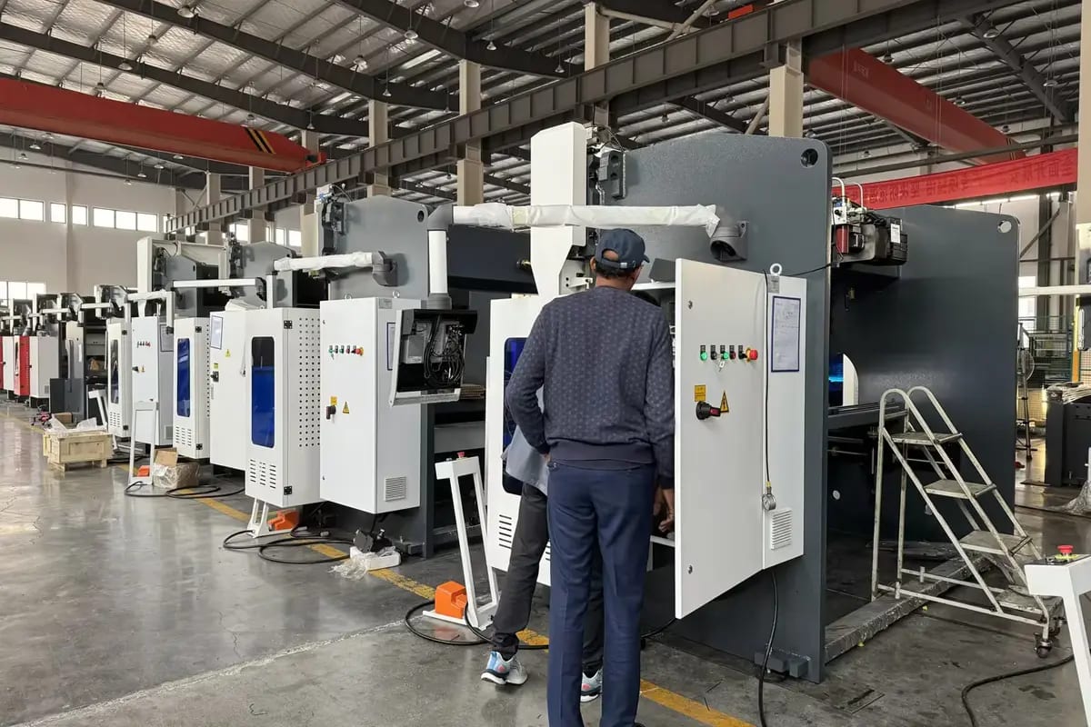 Pictures Indian Customers Accept KRRASS Hydraulic Press Brake