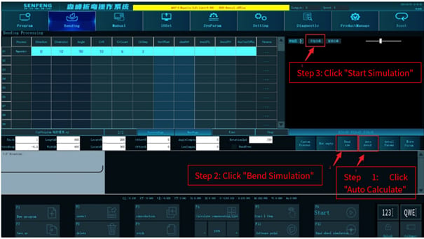 Pictures Bending Simulation