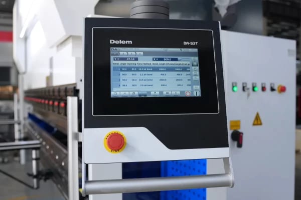 CNC control of CNC press brake Krrass