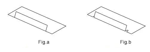 Pictures Figure 25 Bending of the sheet with the crack groove or slit