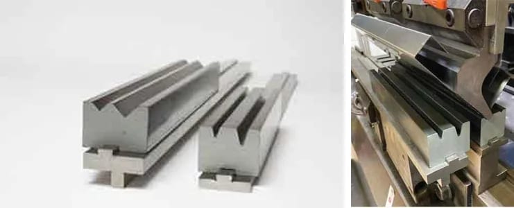Figure 10: These quick-change nondefecting dies are made from a hard, durable grade of urethane.