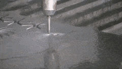Waterjet cutting