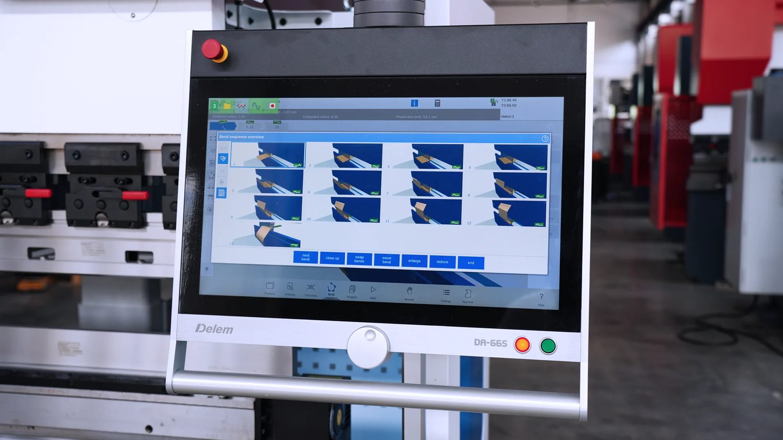 Pictures Delem DA-66S CNC control