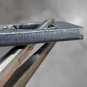 Pictures Excessively Rough Striations at the Cutting Edge