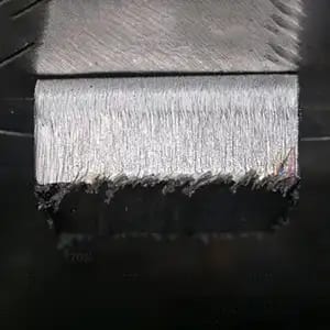 Pictures Hard Slag at the Lower Surface of Stainless Steel