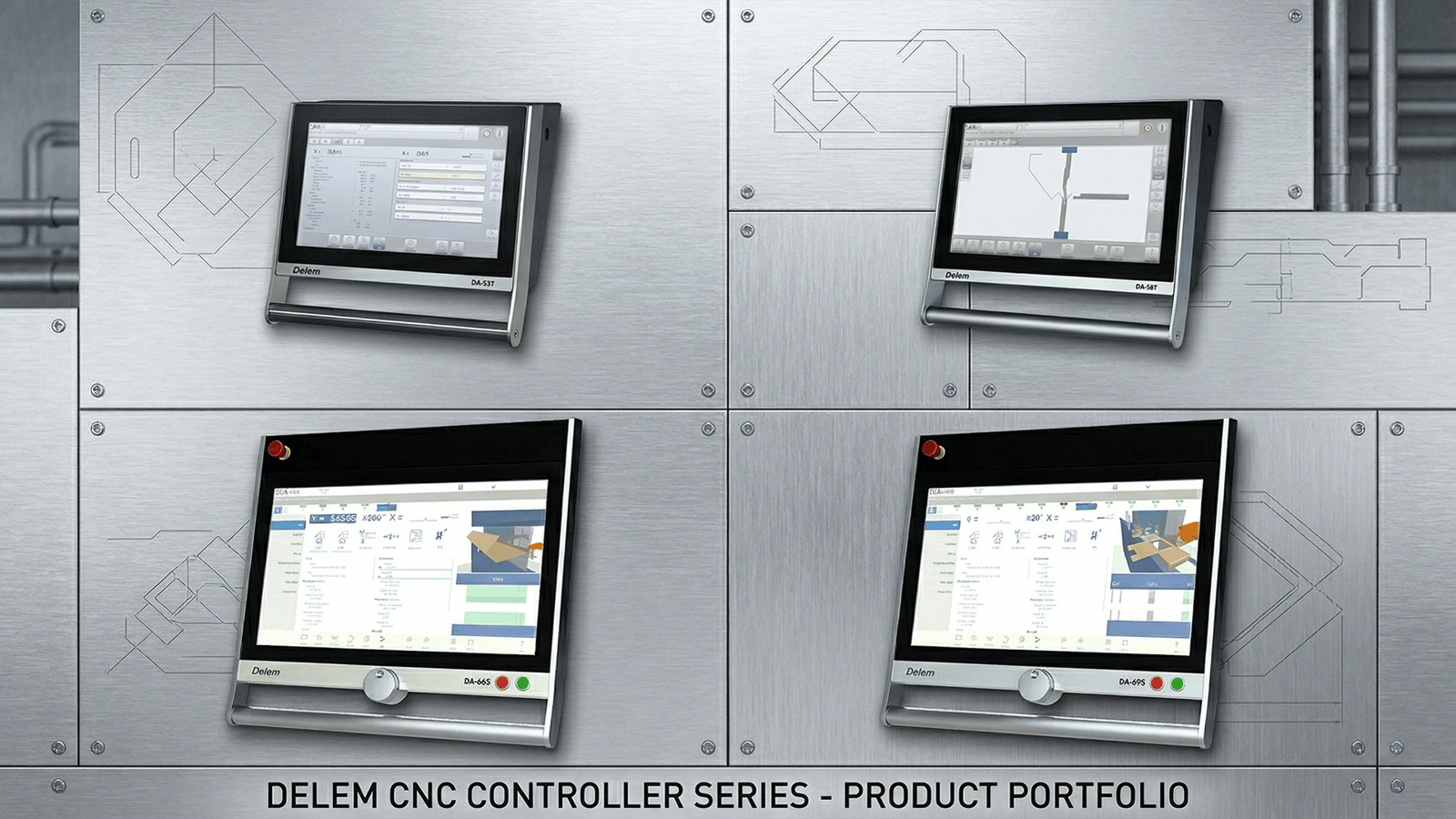 Pictures DELEM CNC Controller Series