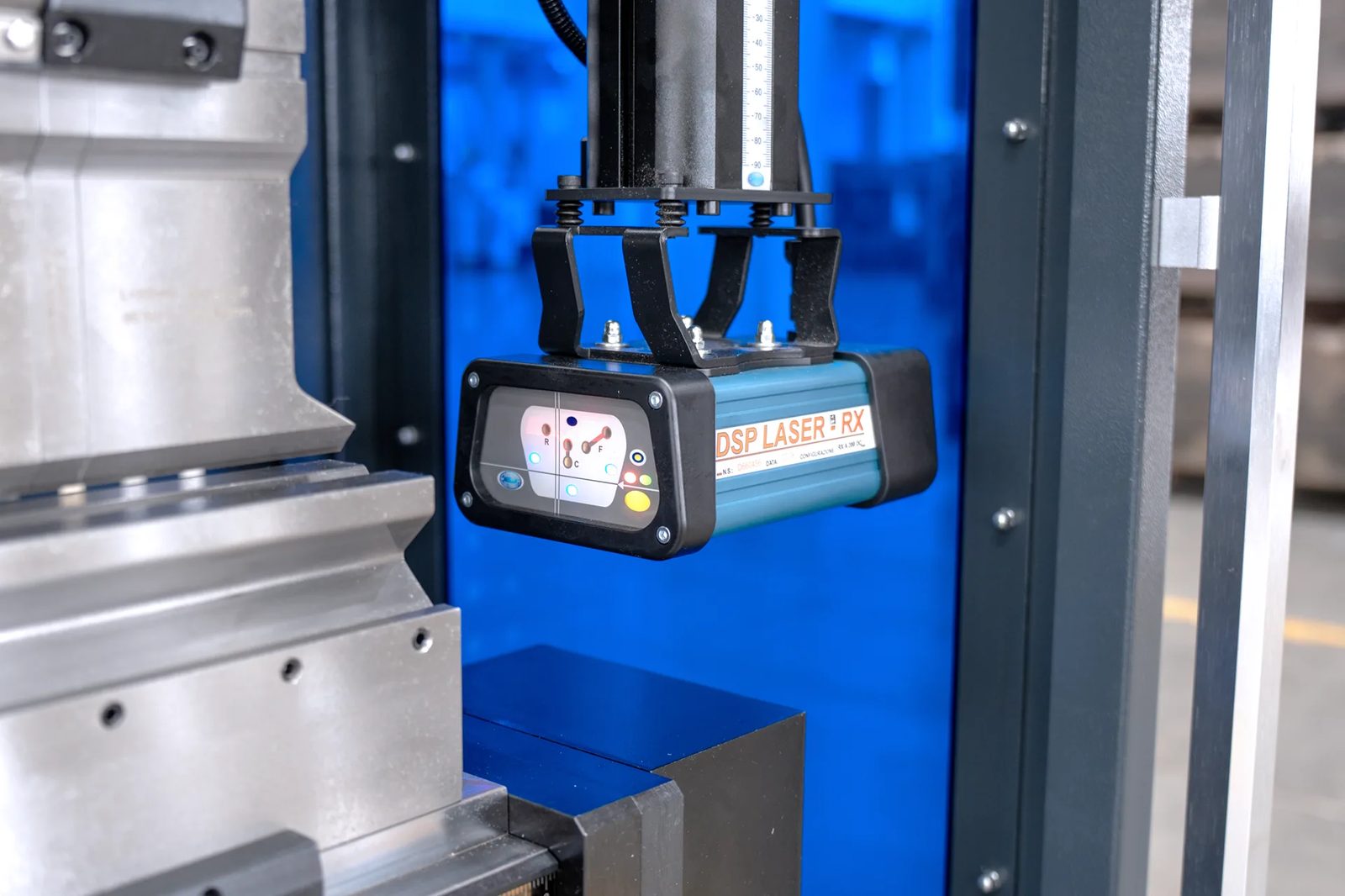 Pictures press brake safety system with light curtain and laser guard