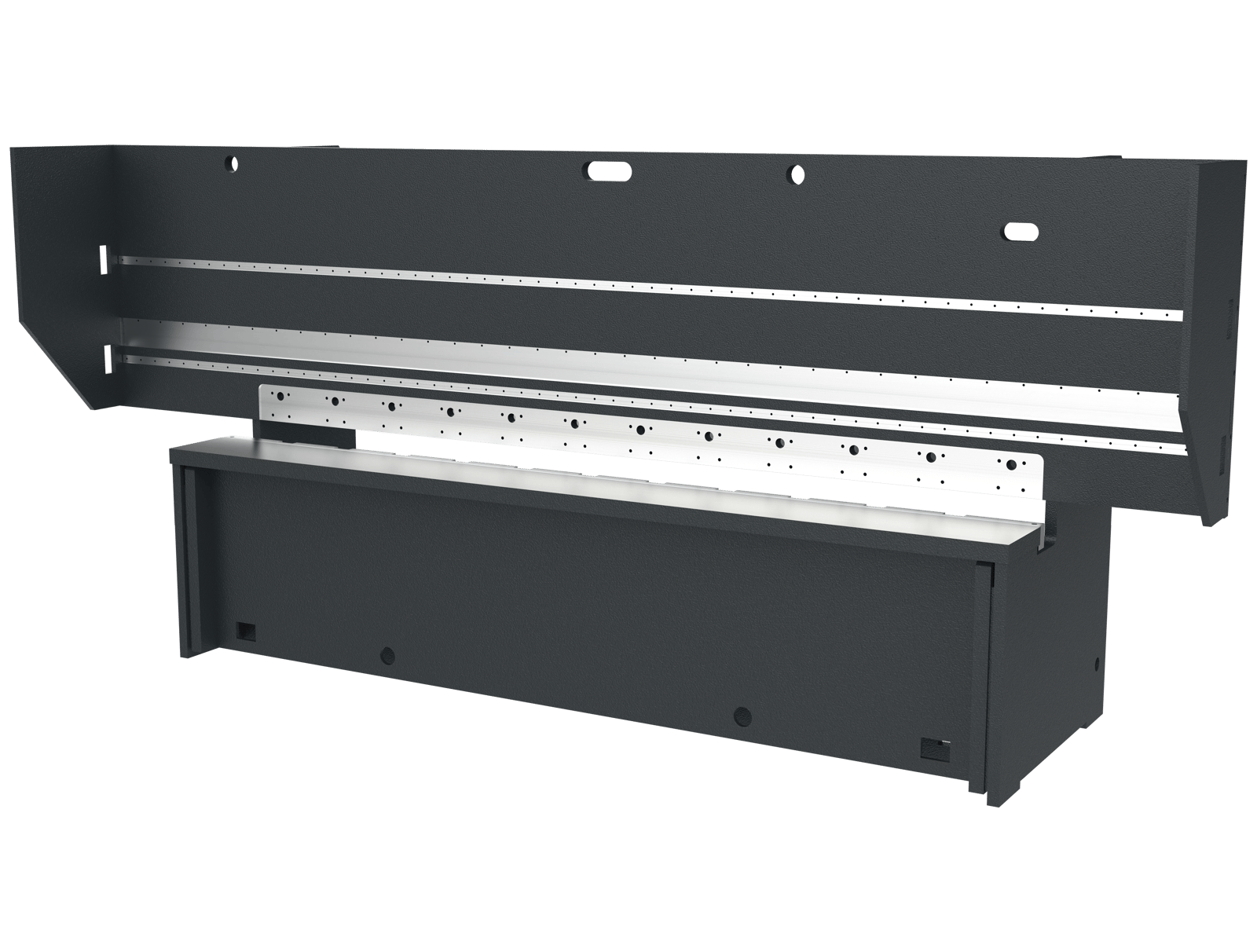 Vertical V grooving machine rigid machine structure