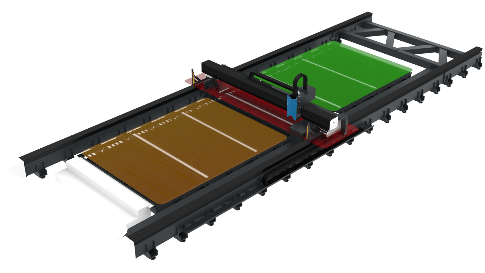 Smart La Cut large plate loading support