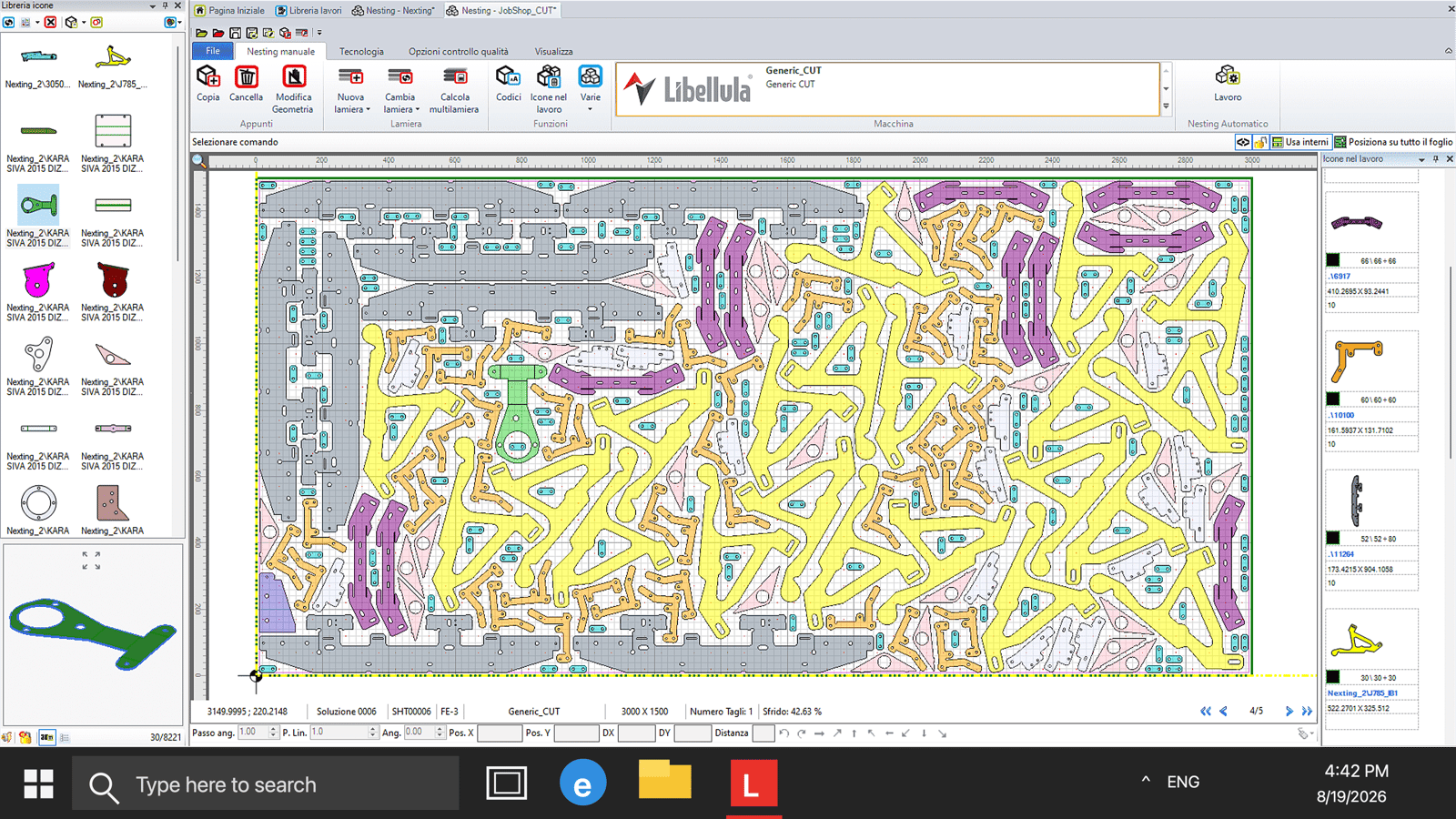 Libellula CAD/CAM software for plasma cutting