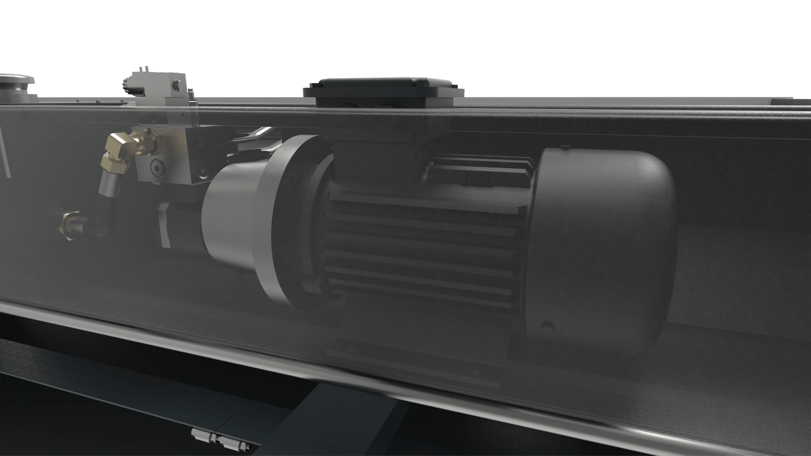 AC main motor for hydraulic swing beam shear
