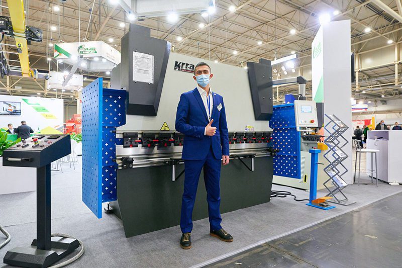 CNC Press Brake exhibited at the Ukrainian Industrial Exhibition