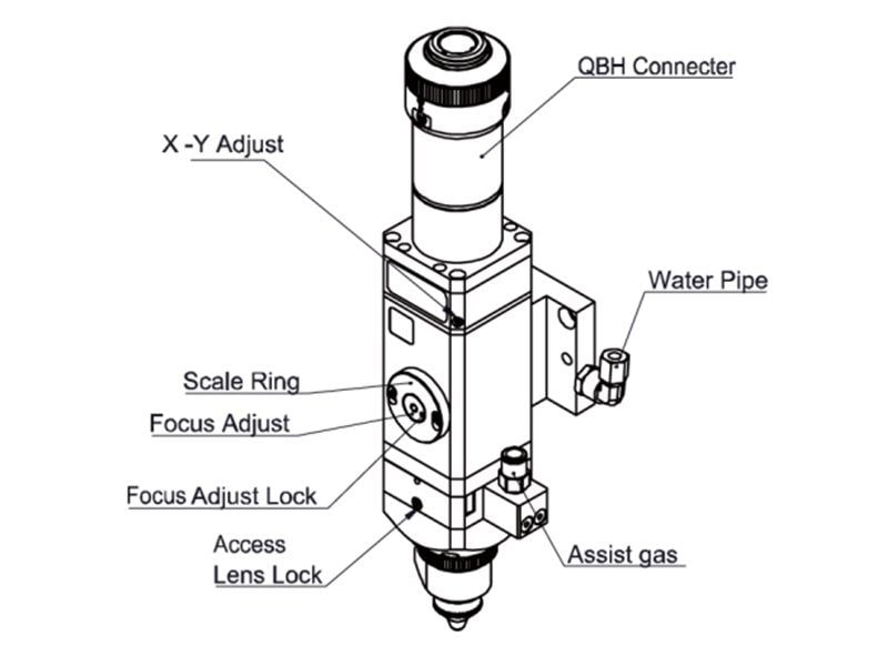 Raytools 3KW Auto-focusing Fiber Laser Cutting Head User Manual