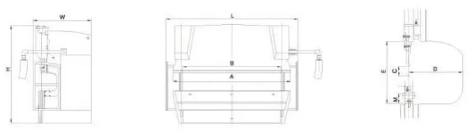 Pictures NC Press Brake WC67K-125T TECHNOLOGIES