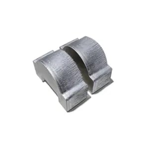 50mm aluminum block cutting