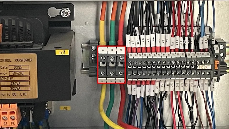 Power socket for KRRASS press brake