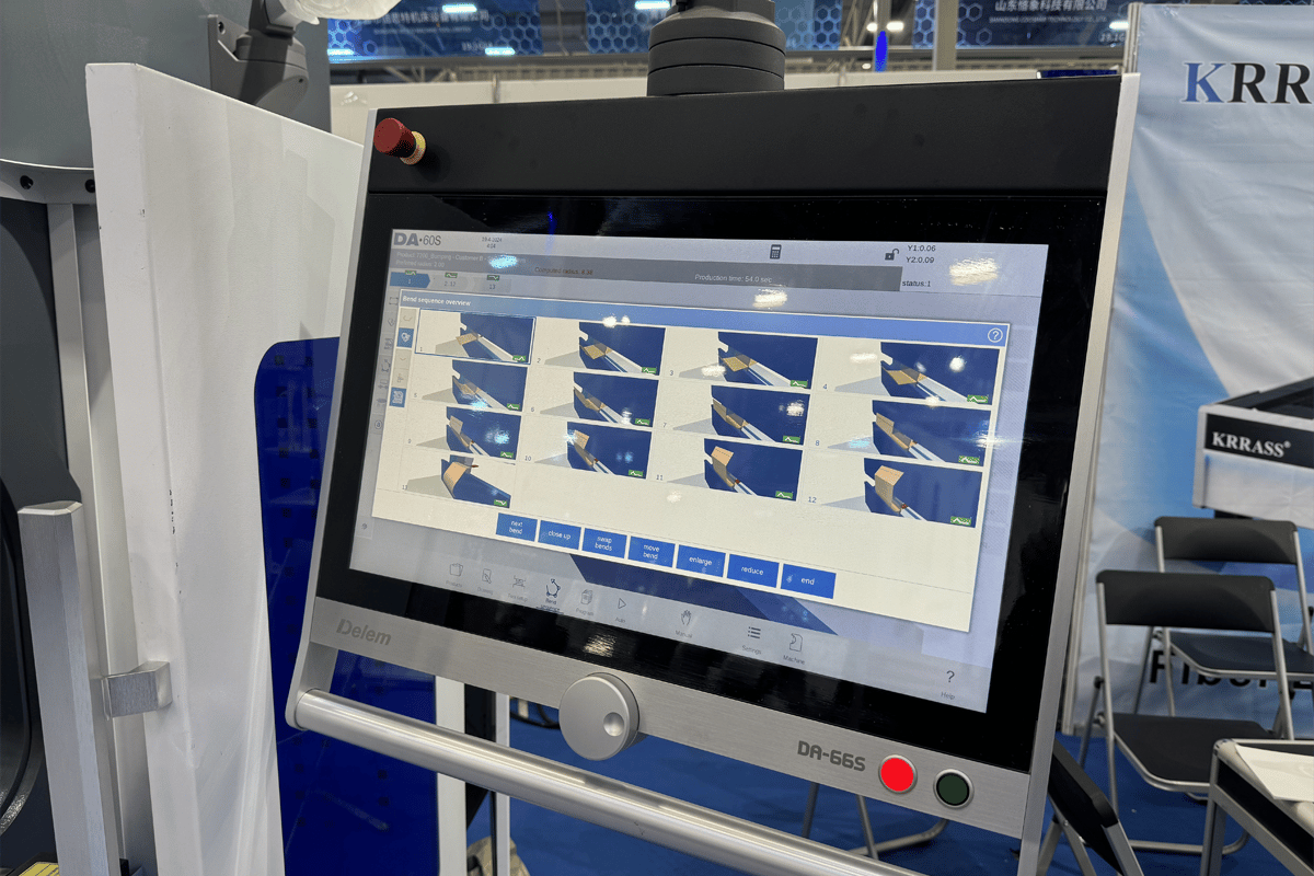 The process of selecting a press brake controller