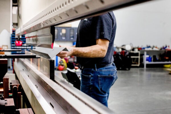 Pictures CNC brake press operator