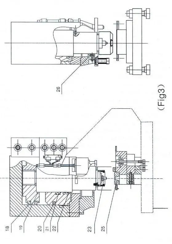 Hydraulic Ironworker Punching Hole Drawing