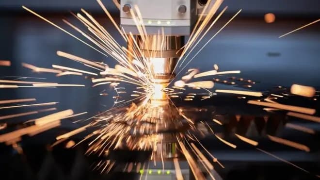 Sheet metal laser cutting machine process