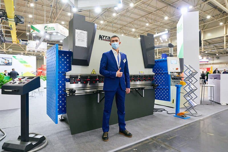 CNC Press Brake exhibited at the Ukrainian Industrial Exhibition