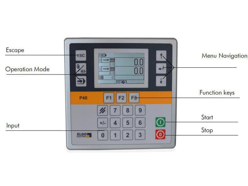 Hydraulic Press Brake P40 Controller Manual,Elgo P40 Manual