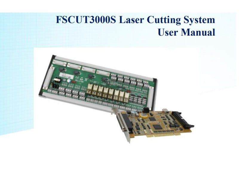 Tube Fiber laser cutting machine FSCUT3000 control system manual