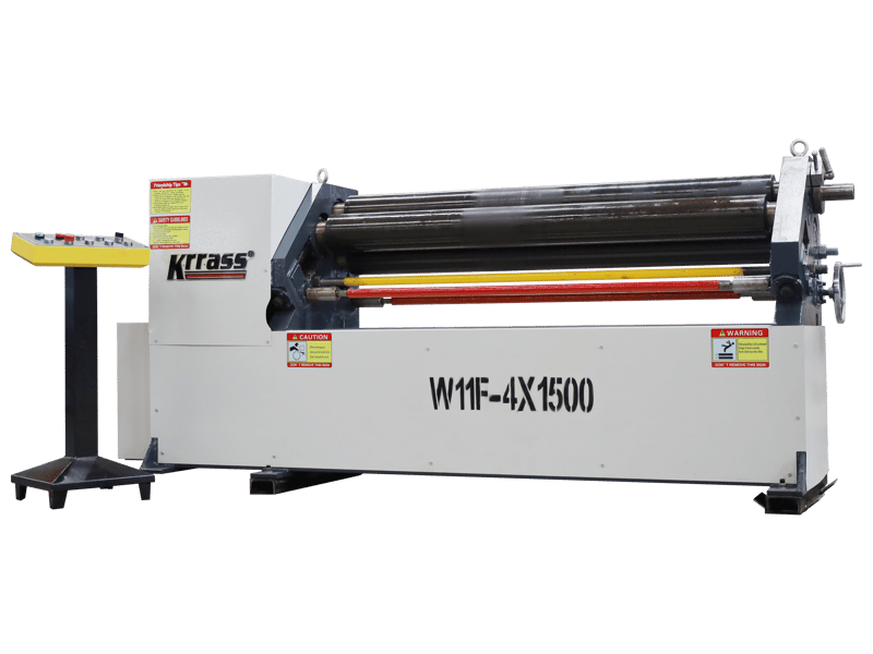 KRRASS W11F machine à cintrer les plaques asymétriques à 3 rouleaux
