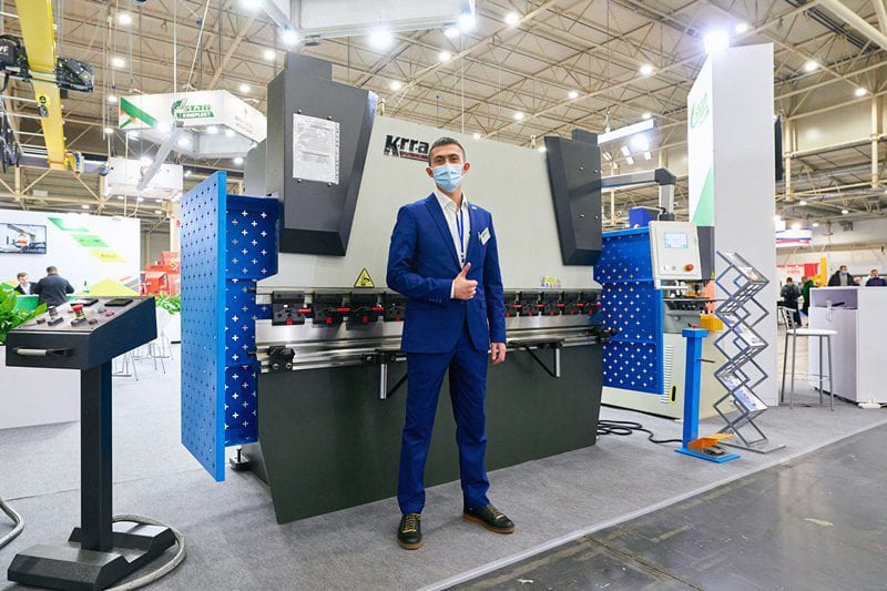 CNC Press Brake exhibited at the Ukrainian Industrial Exhibition