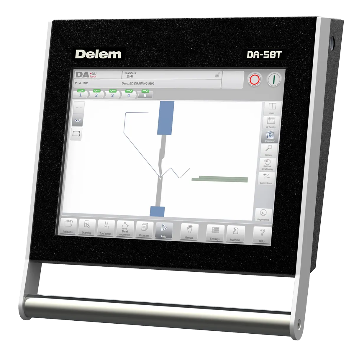 CNC Press Brake DELEM DA-58T Controller