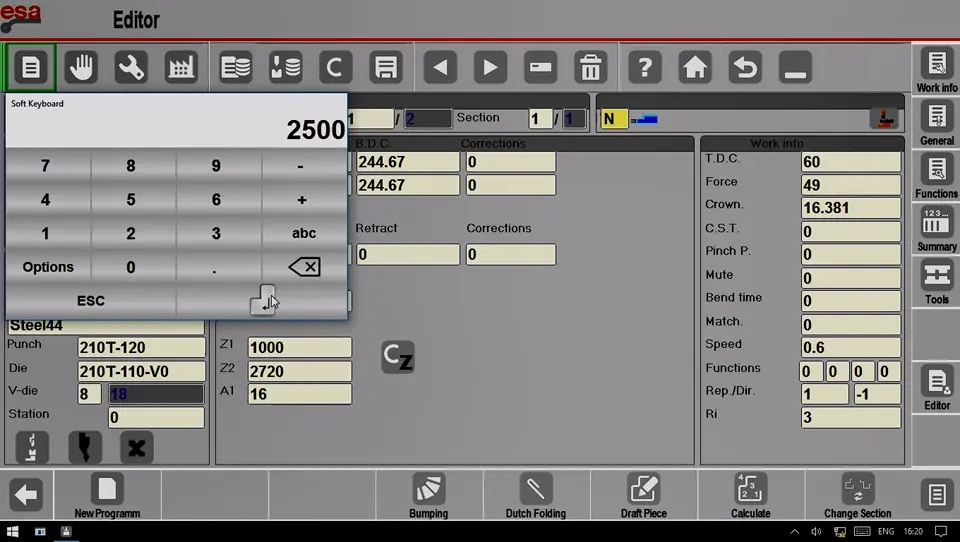 Test the operation of the Z2 axis